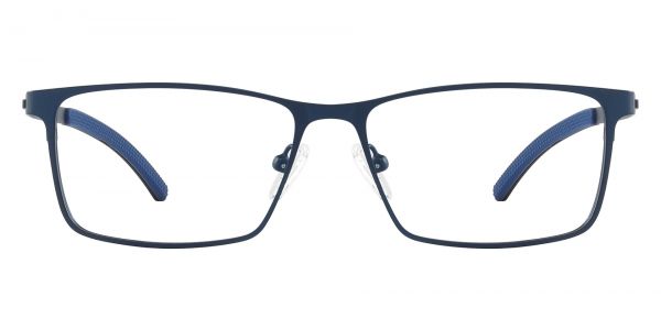 Dustin Rectangle Prescription Glasses - Blue