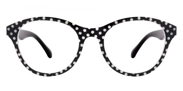 Loretta Oval Prescription Glasses - Black