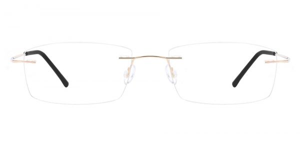 Bernard Rimless Prescription Glasses - Gold