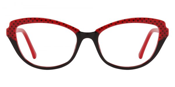 Lorraine Cat Eye Prescription Glasses - Red