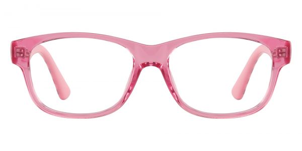 Umbria Rectangle Prescription Glasses - Pink