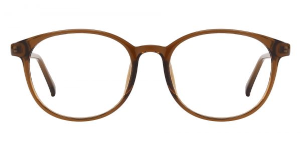Koston Oval Prescription Glasses - Brown