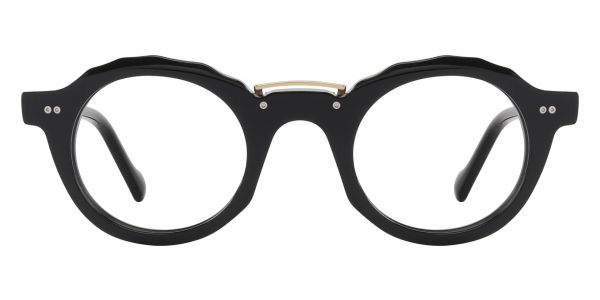 Lucille Oval Prescription Glasses - Black