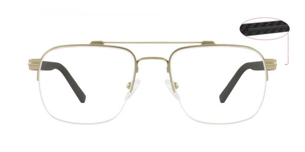 Herman Aviator Prescription Glasses - Gold
