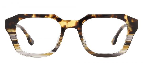 Waylon Rectangle Prescription Glasses - Striped