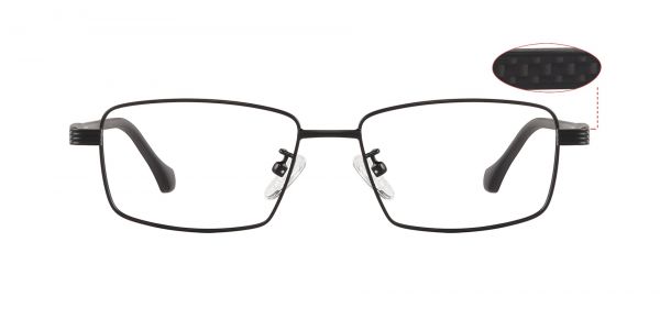 Branford Rectangle Prescription Glasses - Black