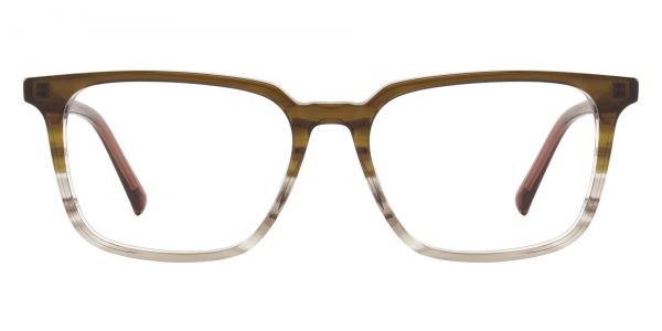 Doolittle Rectangle Prescription Glasses - Brown