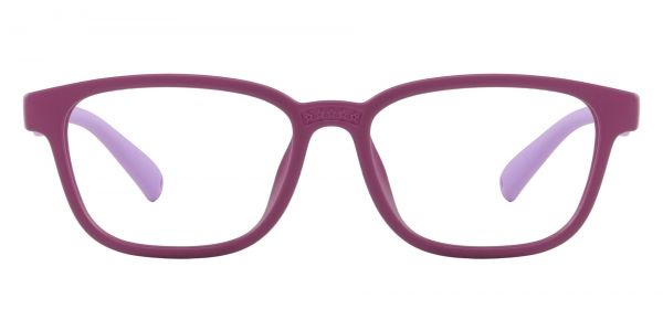 Aleksi Rectangle Prescription Glasses - Purple