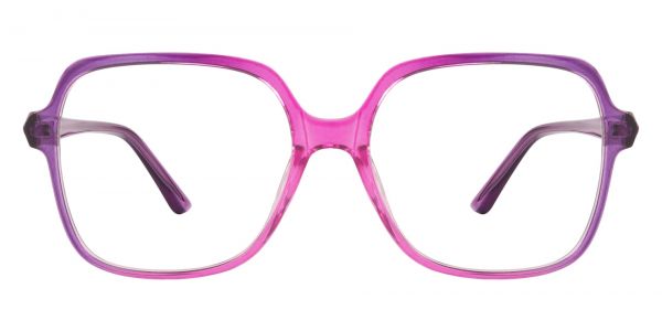 Zephyr Square Prescription Glasses - Purple