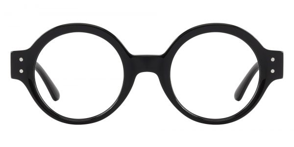 Woodstock Round Prescription Glasses - Black