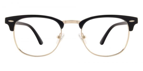 Salvatore Browline Prescription Glasses - Black