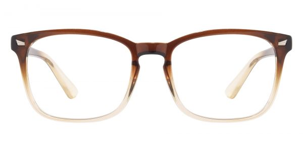 Bassett Square Prescription Glasses - Brown