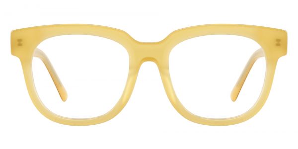 Pensacola Square Prescription Glasses - Yellow