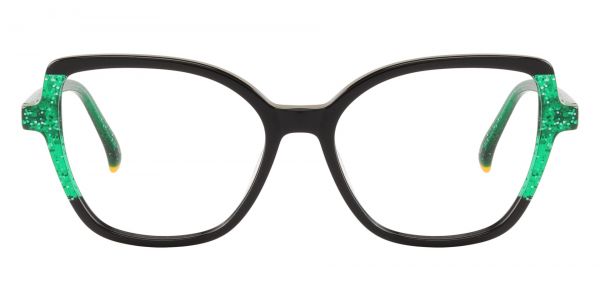 Tiffany Square Prescription Glasses - Black