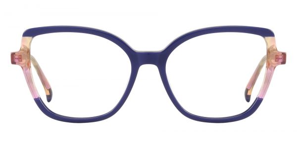 Tiffany Square Prescription Glasses - Blue