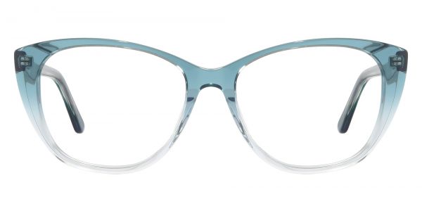 Canterbury Cat Eye Prescription Glasses - Blue