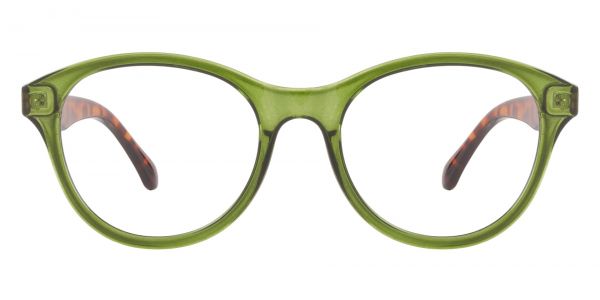 Loretta Oval Prescription Glasses - Green