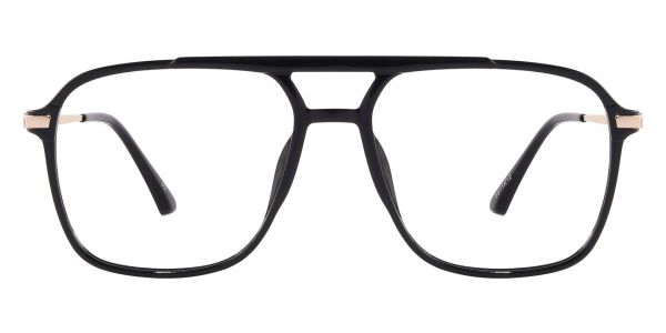 Curry Aviator Prescription Glasses - Black