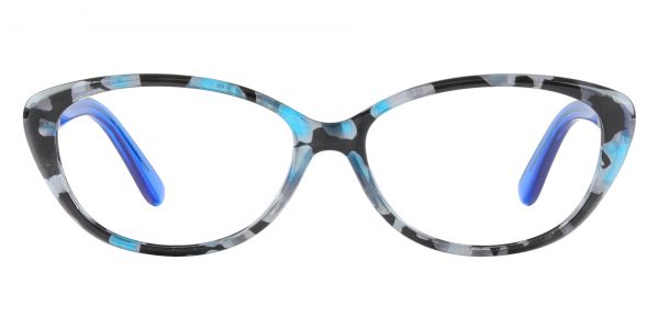 Samoa Oval Prescription Glasses - Blue