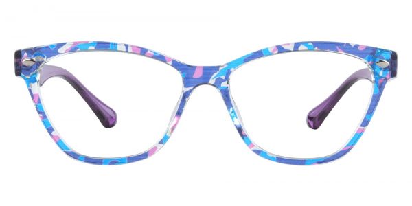 Alexandria Cat Eye Prescription Glasses - Blue