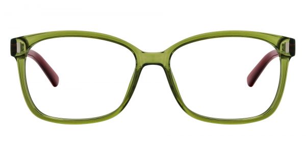 Landry Square Prescription Glasses - Green