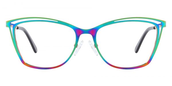 Morrow Cat Eye Prescription Glasses - Two-tone/Multi Color