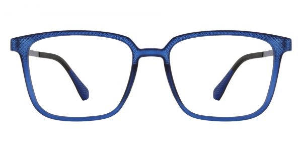 Mathis Square Prescription Glasses - Blue