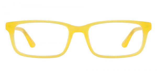 Ennis Rectangle Prescription Glasses - Yellow