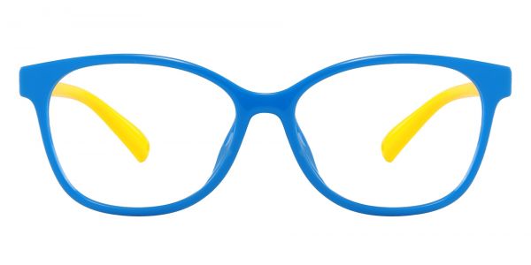 Nico Rectangle Prescription Glasses - Blue