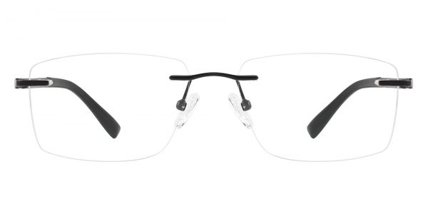 Horace Rimless Prescription Glasses - Black