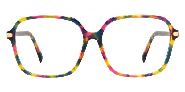 Brewer Square Prescription Glasses - Two-tone/Multi Color