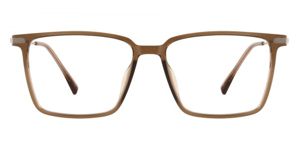 Nettic Square Prescription Glasses - Brown