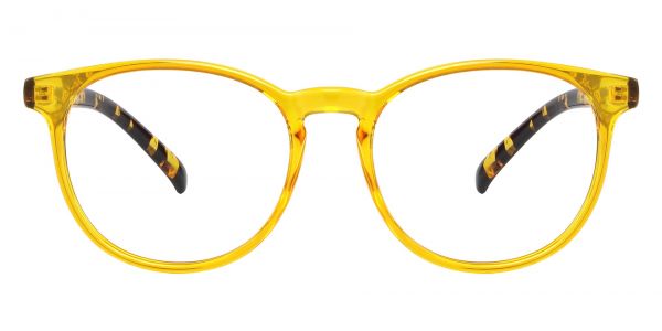 Ambridge Round Prescription Glasses - Yellow