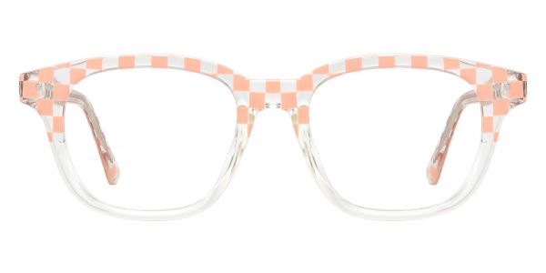 Webb Square Prescription Glasses - Orange