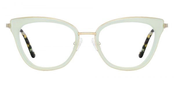 Zarina Cat Eye Prescription Glasses - Green
