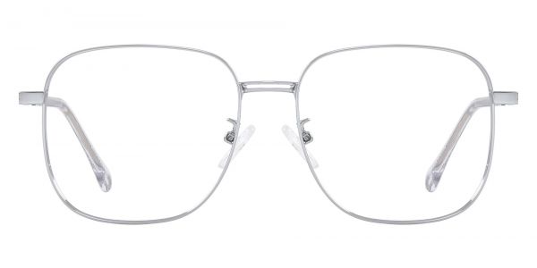 Patricia Square Prescription Glasses - Silver