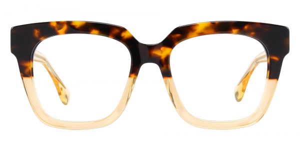 Lyric Square Prescription Glasses - Two-tone/Multi Color