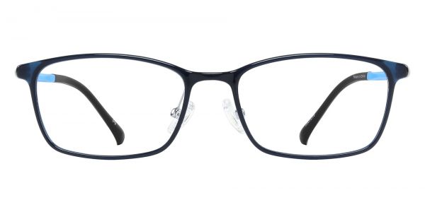 Wilcox Rectangle Prescription Glasses - Blue