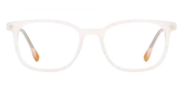 Nottingham Rectangle Prescription Glasses - White