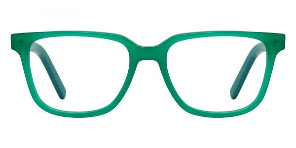 Benes Square Prescription Glasses - Green