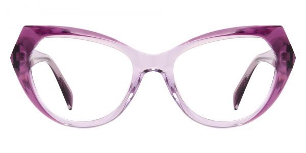 Hazel Cat Eye Prescription Glasses - Purple