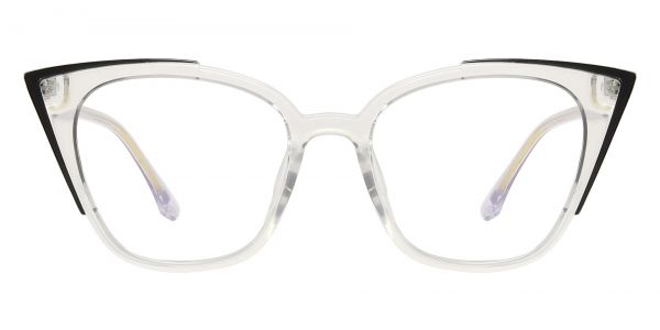 Lindey Cat Eye Prescription Glasses - Clear