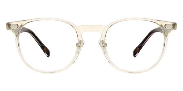 Garren Round Prescription Glasses - Yellow