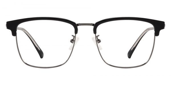 Jey Browline Prescription Glasses - Black