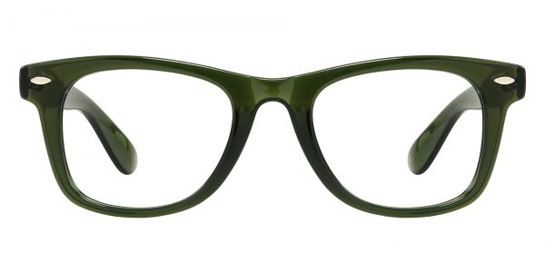 Nicholas Square Prescription Glasses - Green