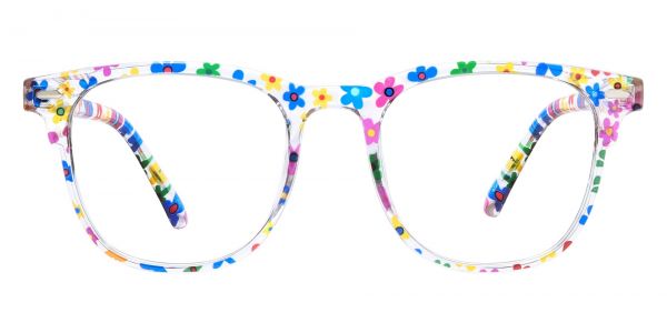 Blossom Square Prescription Glasses - Floral