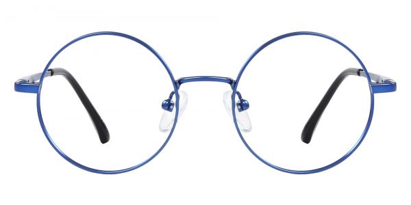 Doral Round Prescription Glasses - Blue