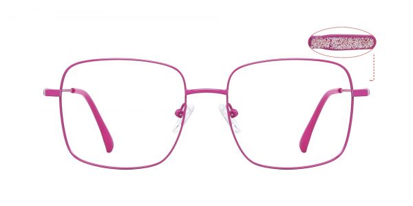 Kerrigan Square Prescription Glasses - Pink