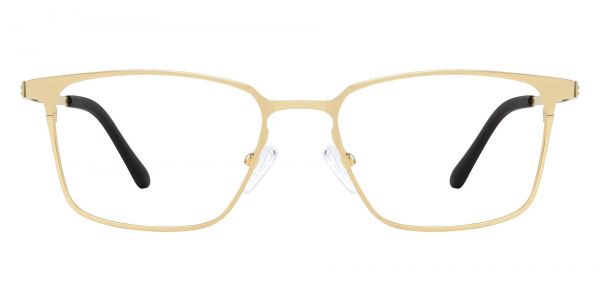 Miller Rectangle Prescription Glasses - Gold