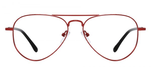 Capaldi Aviator Prescription Glasses - Red